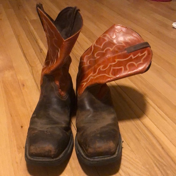 Ariat Shoes Ariat Mens Boots Used With Steel Toe And Slipoil